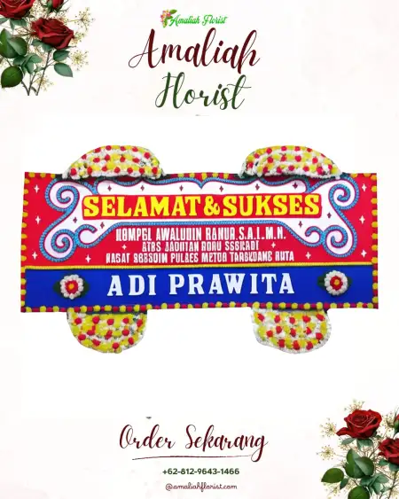 Papan Bunga Ucapan Selamat Sibolangit