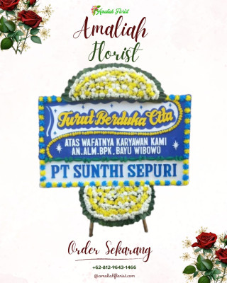 Papan Bunga Duka di Sibolangit