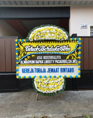Papan Bunga Duka di Sibolangit