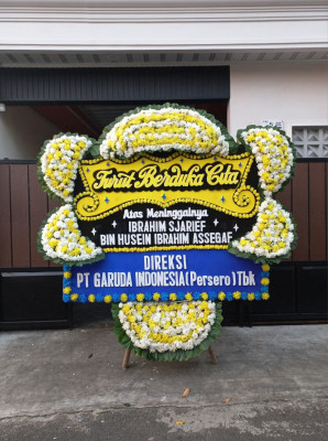 Papan Bunga Duka di Sibolangit